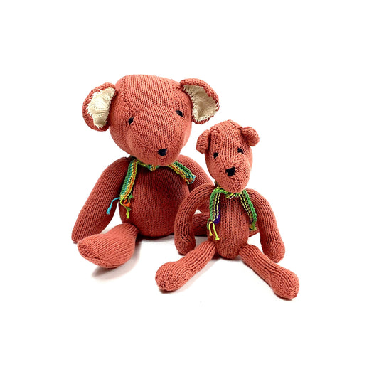 Kenana stickad Nalle (flera färger)