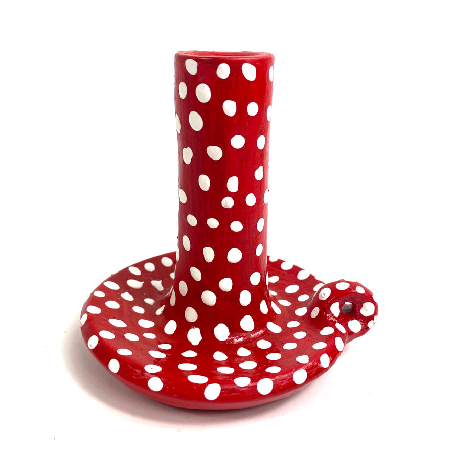 Ljusstake i keramik Burkina faso