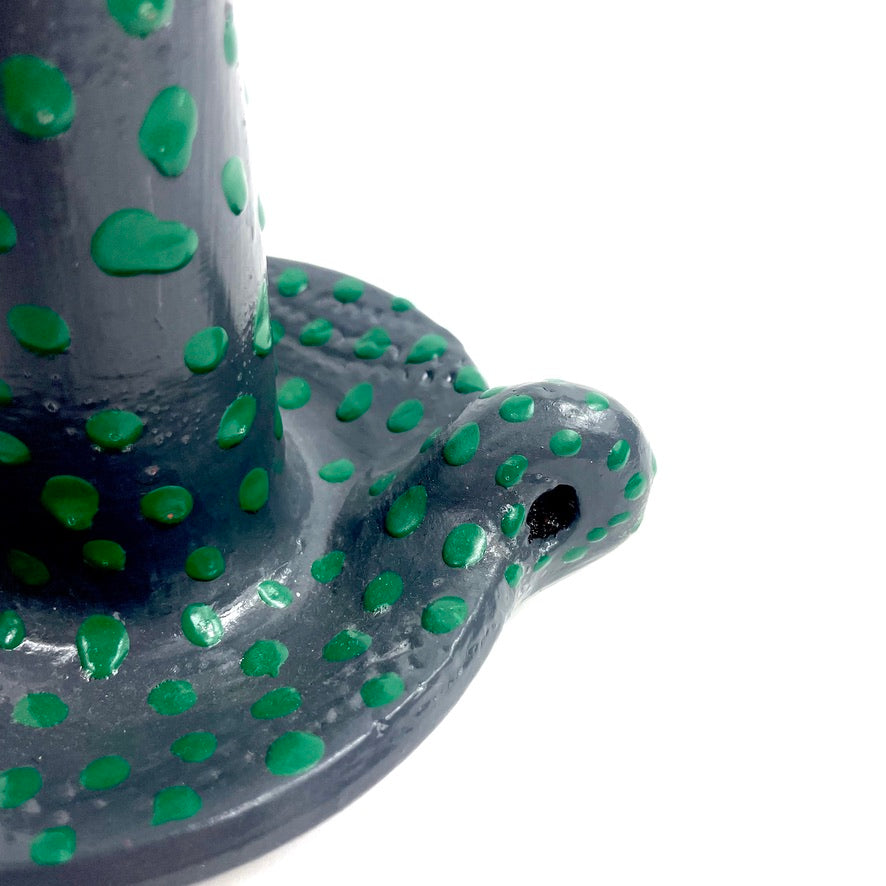 Ljusstake i keramik Burkina faso