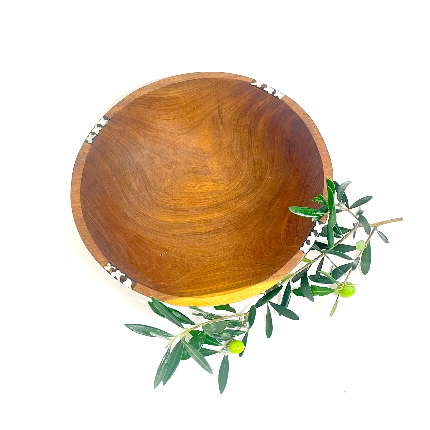 Medium Skål, Olivträ