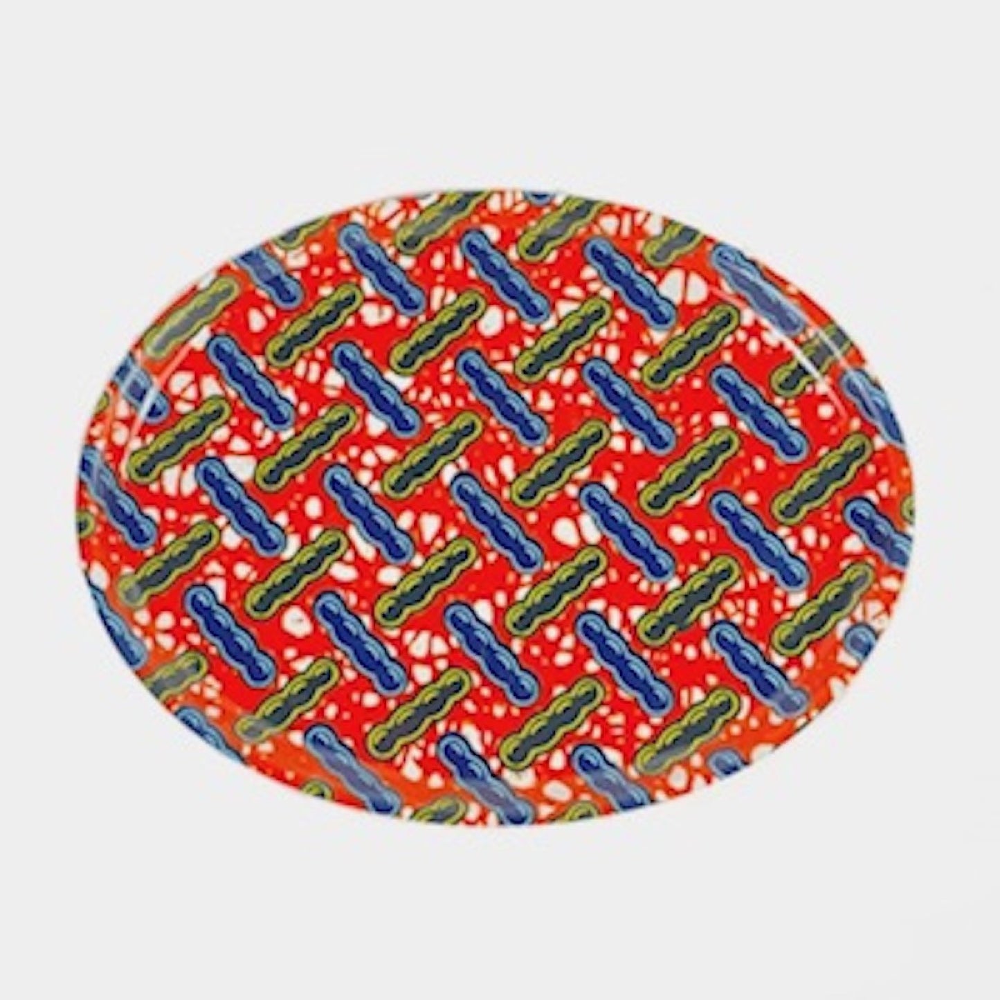 Bricka Oval, afrikanskt tyg