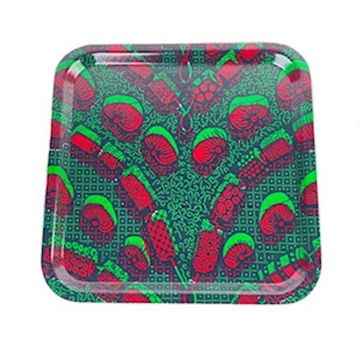 Bricka Fyrkantig, afrikanskt tyg