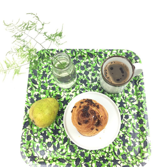 Bricka Fyrkantig, afrikanskt tyg