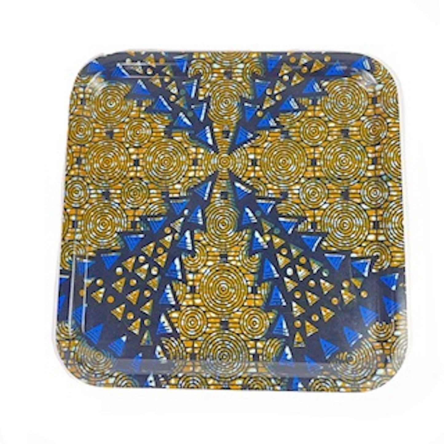 Bricka Fyrkantig, afrikanskt tyg