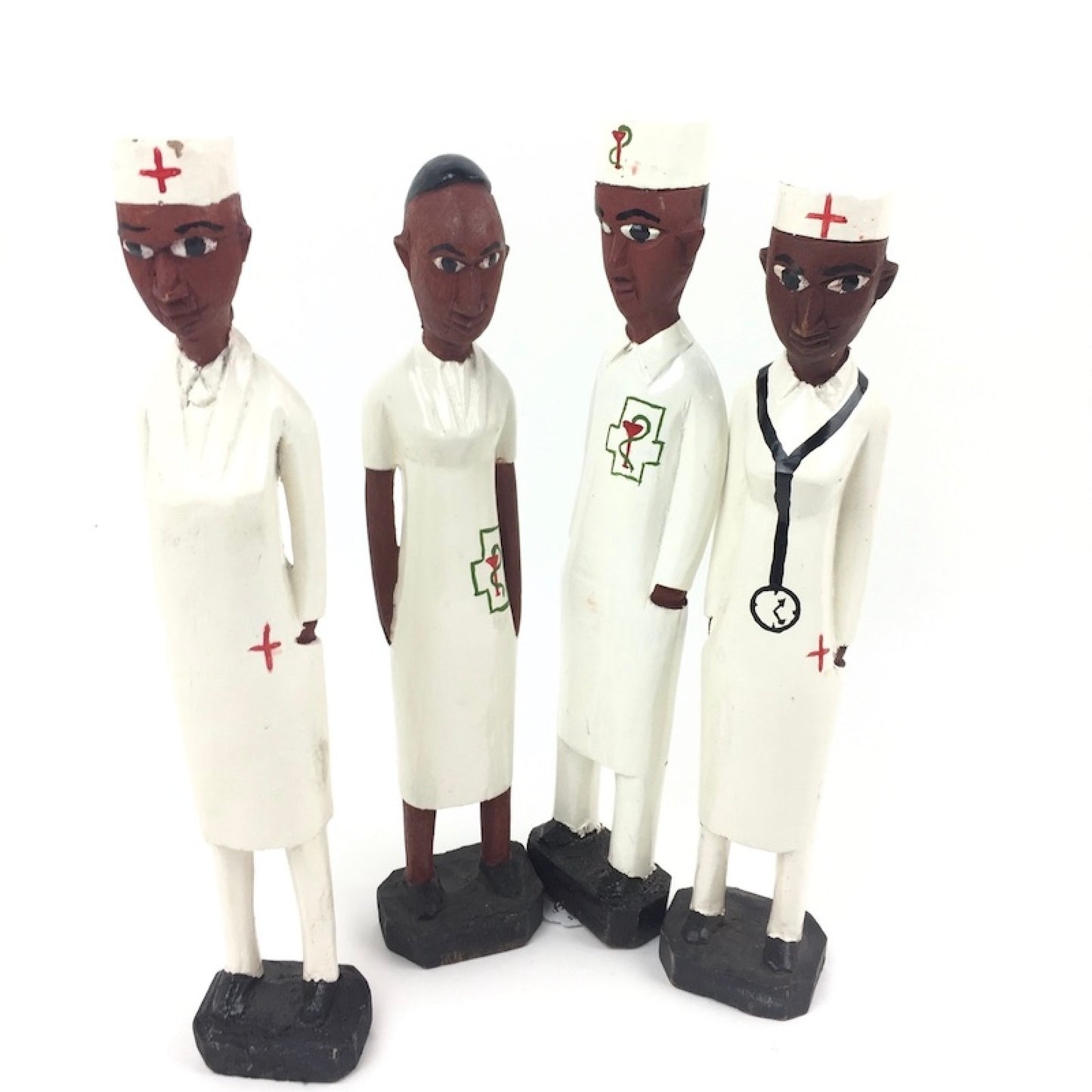 Träskulptur (Läkare )Ivory-coast