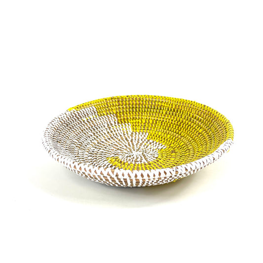 Liten Fruktkorg, Gul/vit