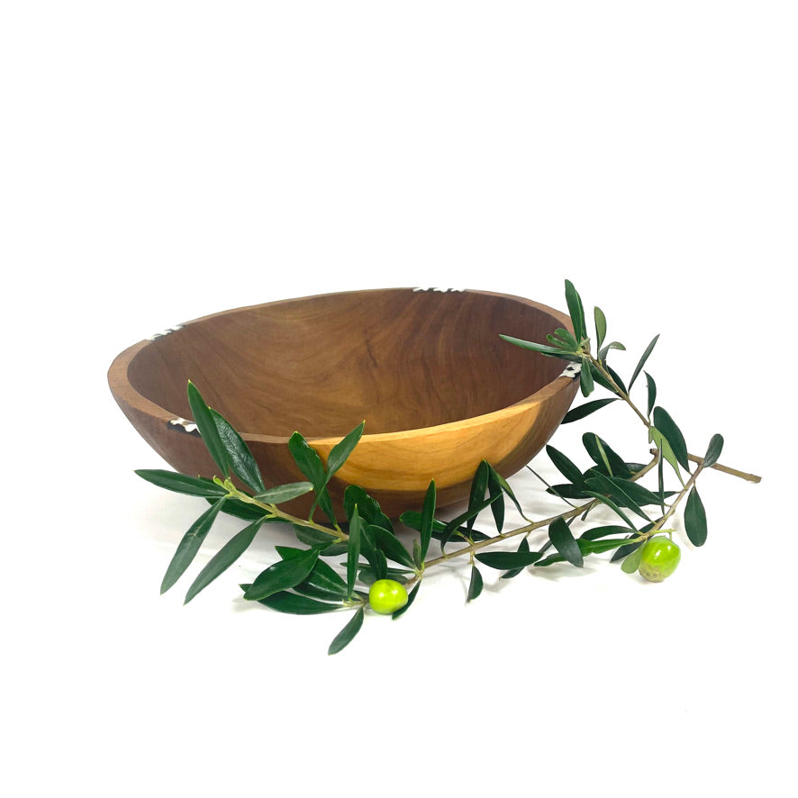 Medium Skål, Olivträ