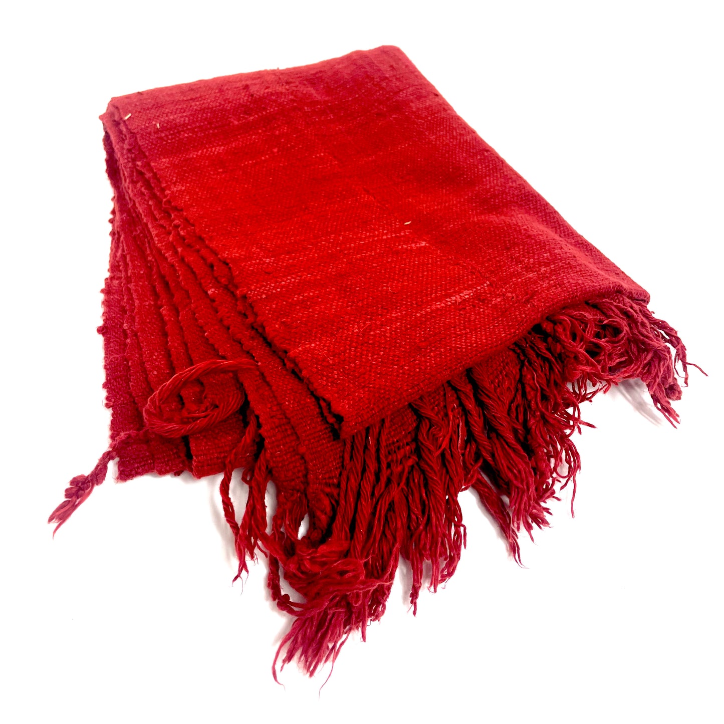 BOGOLAN Handvävd Sjal av Ekologisk Bomull 38x250 (Flera Färger)