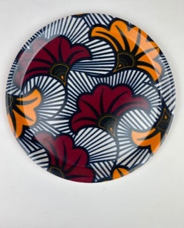 Bricka Rund, afrikanskt tyg