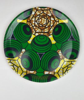 Bricka Rund, afrikanskt tyg